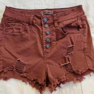 High waisted shorts